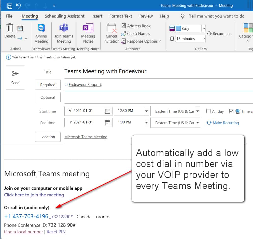 voip for microsoft teams