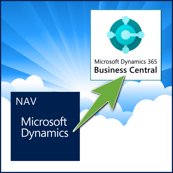 Dynamics NAV to New Business Central Logo